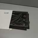 Maitys 3 Pieces Black Lotus Flower Wall Art Mandala Carved Wood Meditation Home Decor Wooden Mandala Wall Hanging Home Decoration Wooden Art Meditation Spiritual Decor