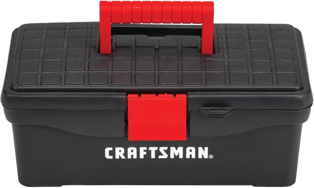 CRAFTSMAN Tool Box, Lockable, 13 in., Red/Black (CMST13004)