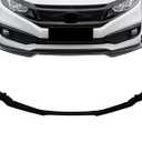 SCITOO Plastic Front Lip Spoiler Fits for 2016-2020 for Honda for Civic Matte Black Front Bumper Lip