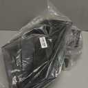 Inclined Desk File Organizer Metal Desk Magazine Folder Holder with 5-Section Vertical Compartments Rack File Organizer for Office, Home, School, Black