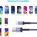 C Charger Cable Fast Charging Phone Android Power Cord 4 Compatible for Samsung Galaxy S24+ S23 Ultra S22 Plus Note 21/20 Ultra, S21+/S20 Plus/S21 S20 FE/S10 Plus/S9 A11/A21/A51/A71 Google 5 4A XL 7