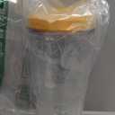 Tervis Clear & Colorful Lidded Made in USA Double Walled Insulated Tumbler Travel Cup Keeps Drinks Cold & Hot, 24oz, Yellow Lid