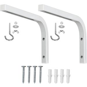 Multipurpose Projector Screen Ceiling Holders Wall L Brackets with Adjustable Width for Home and Commercial Use