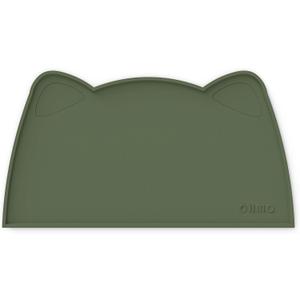 OHMO - Cat Food Mat, Silicone Pet Feeding Mat for Floor Non-Skid Waterproof Dog Water Bowl Tray, Easy to Clean Pet Placemat