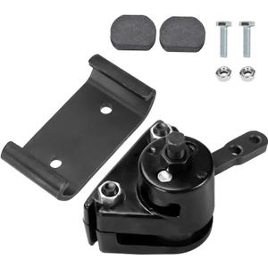 GREHUA Go Kart Mechanical Brake Caliper & Bracket Kit Compatible with Predator 212cc 196cc 6.5hp GX160 Manco 9598 9597 ASW Bristers Airheart MB-1 Yerf-Dog Carter Drift Trike Go Cart Parts with Pads (Black)