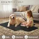 Office Chair Mat for Low Pile Carpet, 48"x60" Smooth Glide with Lip, 48"x60" -New