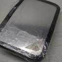 Safety Baby Car Seat Mirror - Wide Shatterproof Backseat Infant Car Mirror for Baby Rear Facing, Crystal Clear View, Travel Accessories, Easy Install & Adjustable for Removable Headrest (Matte Black) (Large 11.5 x 7.5")