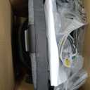 UPPAbaby RumbleSeat V3 Second Lower Seat - Compatible with Vista V2 and Vista V3 - All-Weather Seat + Magnetic Buckle Adapters Included - Greyson (Charcoal Mlange/Carbon Frame/Saddle Leather)