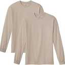 American Apparel Adult Heavyweight Cotton Long Sleeve Style G1304 T-shirt (2-Pack) M