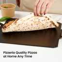 14 x 14 inch Pizza Steel, Premium Carbon Steel Baking Plate for Perfectly Crispy Pizzas and Breads, Dual Handles, Ideal for Home and Commercial Use, 13.68 lbs