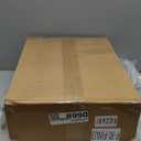 RIZZARI Cat Litter Box: Pink Stainless Steel Odor Control Pan  Easy Clean NonPorous  11.6" High Sides AntiScatter  Open Top for Fast Scooping  with Scoop  Apartment Bathroom/Laundry Room