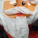 10ft Giant Seated Santa Claus Christmas Inflatable Yard Decor Build-in LED Blow up Christmas Decorations Indoor Outdoor Holiday