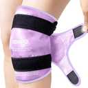 Knee Ice Pack Wrap (1 Pack)  Adjustable Ice Pack for Knees Surgery, Replacement, Arthritis Pain, ACL, Sports Injuries, Post Surgery, for Long Duration  1 Pack (Pink)