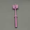 Meat Chopper, Hamburger Grinder, Premium Heat Resistant Smasher for Ground Beef, Burger Grinder Nylon Potato Mix Tool-Pink (1 Pack)