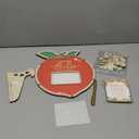 Wenqik 63 Pcs Little Cutie Baby Shower Guest Book Alternatives Set Baby Shower Decorations with Photo Frame Sonogram Frame Keepsake 60 Wood Slices Guest Book for Birthday