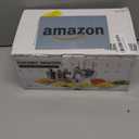 Cambom Rotary Cheese Grater Hand Crank Cheese Shredder for Fresh Cheese, Vegetable, Nuts,Non-slip Suction Base, Free Cleaning Brush Three Blades, White