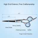 Hair Cutting Scissors, ULG Professional Hair Scissors 6.5 inch Right-Hand Razor Edge Barber Shears Salon Hair Cutting Shears Made of Japanese Stainless Steel, Hand Sharpened Blue