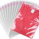 LonlyEagle 200 Pcs 8"x12" Self Sealing Cellophane BagsClear Cellophane Cello BagsFit 8"x12" Inch Cards PhotosEnvelopes CandySelf Adhesive for Packaging Gifts,Cookies