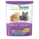Fresh News Multi-Cat Non Clumping Paper Cat Litter, 25 Pound, Packaging May Vary