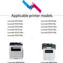 Leize Remanufactured 60F1H00 601H Toner Cartridge Replacement for Lexmark 60F1H00 601H 60F1000 MX410de MX310dn MX611de MX510de MX310 MX410 MX510 MX511 MX610 MX611 Toner (10,000 Page-Yield, Black)