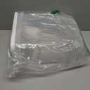 Tight-Lock Rice Container 10-15 Lbs - Airtight Flour Container with Scoop - Food-Grade Plastic Food Storage Container for Cereal, Sugar - Dry Food Dispenser for Kitchen, Pantry Organizers and Storage (Shiny White)