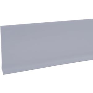 M-D Building Vinyl Wall Base, Dry Back, Silver Gray, 4in x 48in