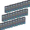 BESTWYA Calculator Small, 4 Function Calculators with Solar Power 8 Digit Small Pocket Size Desktop Handheld for Classroom Desktop Home (Black, Set of 30)