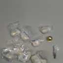 Asidrama 10 Pack Brushed Brass Kitchen Cabinet Knobs, Cabinet Knobs Kitchen Cabinet Hardware for Cupboard Drawer Knobs Dresser Knobs