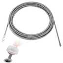 21338 Auto-Spin Replacement Cable for Ridgid - 1/4" x 30' Drain Snake Cable Compatible with K-45 Sink Machine, Professional Drain Auger for Kitchen Sinks, Tubs, Showers