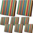 Newwiee 8 Pcs Patio Stretch Sofa Cushion Cover Outdoor Cushion Covers Replacement Patio Furniture Couch Slipcovers Chair Seat Soft Flexibility Protector(Blue Red Green)