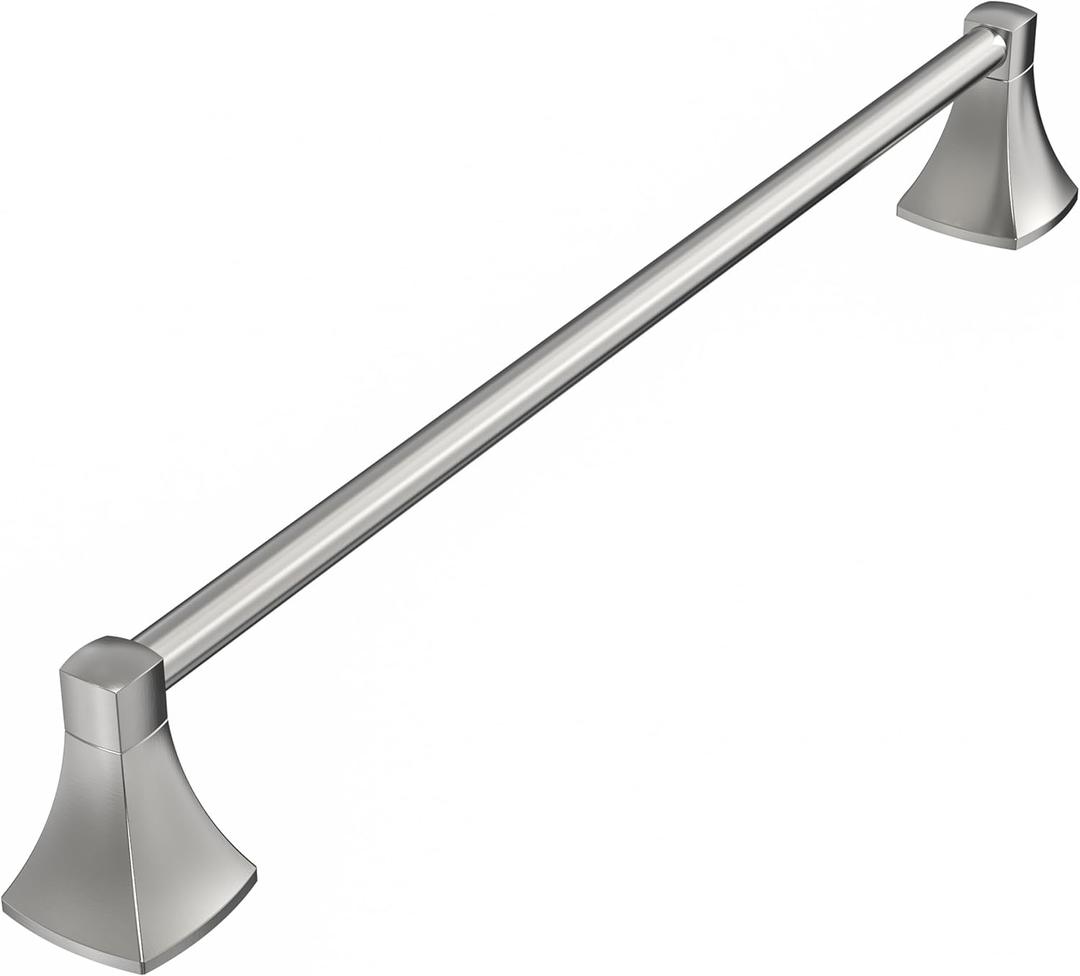24 Inch Brushed Nickel Towel Bar Towel Rack for Bathroom Kitchen Hand Towel Holder Dish Cloths Hanger SUS304 Stainless Steel Rustproof Wall Mount