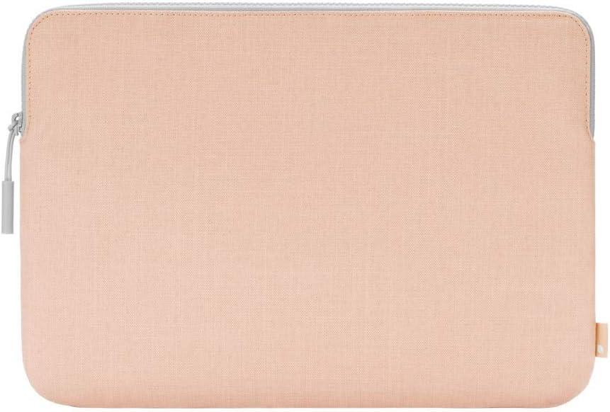Incase Slim Sleeve with Woolenex for 13" MacBook/Laptop and iPad/Tablet - Padded Carry Case with Faux Fur Lining, Protective Cover, Vislon Zipper for Easy Access, Durable - Blush Pink