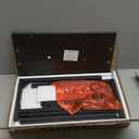 TUTOTAK C Shaped End Table, Small Side Table, 28.7 inch Tall Couch Table, Sofa Table, Living Room, Bed Room, Charcoal Grey TB01BY071