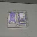 Epilator for Women-Cordless Epilators Hair Removal for Women, 4-in-1 Electric Razor Hair Remover, 2 Speeds & 21 Tweezers for Face Legs Arms Armpit Bikini, Purple HR310