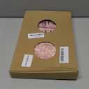 Mouse Pad Wrist Support, Ergonomic Mouse Pad with Massage Dot, Comfortable Computer Mouse Pad for Laptop, Wrist Rest Pain Relief Mousepad with Non-Slip PU Base for Office & Home, 12 x 8 in (02-Rose Gold Glitter Stay Postive)