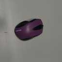 TECKNET Wireless Mouse, 2.4G Ergonomic Optical Mouse, Computer Mouse for Laptop, PC, Computer, Chromebook, Notebook, 6 Buttons, 24 Months Battery Life, 2600 DPI, 5 Adjustment Levels - Purple