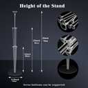 10 Sets Balloon Stand Kit, balloon sticks Holder with base for Table and floor, Birthday Wedding Party Decorations