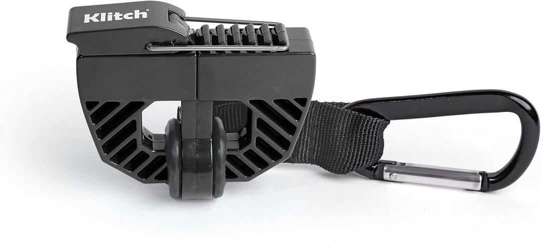 Footwear Clip, Shoe Bag, Hang Extra Shoes Cleats Boots or Gear on Your Bag. (1-Pack Black)