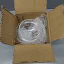 Small Glass Apothecary Jars with Lid, Clear Candy Jar with Lid, Cute Small Decorative Glass Jars for Wedding, Display and Home Decor, Glass Canisters (Height: 9", Diameter: 5")