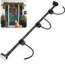 Garland Hanger for Front Door Frame, Adjustable Fits 18"80" Doors（Large），HeavyDuty Christmas Halloween Decoration Holder for Wreaths, Lights & More | No Screws, Drilling, GlueDamageFree