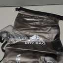 HEETA Dry Bag Waterproof for Women Men, 5L/10L/20L/30L/40L Roll Top Lightweight Dry Storage Bag Backpack with Phone Case for Travel Swimming Boating Kayaking Paddle Board Camping Beach Accessories (Black)