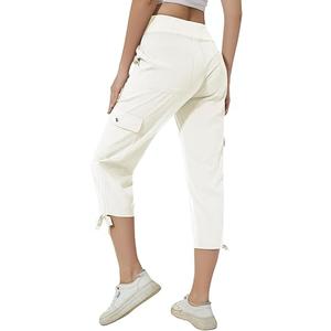 YuKaiChen Women's Capris Hiking Summer Pants Outdoor Athletic Casual with Pockets, 2XL