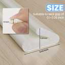 33ft V-Shape Weather Stripping Door Seal Strip for Door Frame,Self-Adhesive Door Gap Filler for Winter Insulation,Foam Soundproofing Weatherstripping for Window Draft Stopper Light Blocker,White