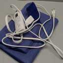 Sunbeam XL Heating Pad for Back Neck and Shoulder Pain Relief Auto Shut Off 6 Heat Settings Extra Large 12 x 24 Navy Ideal for Muscle Aches and Arthritis Pain