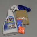 Heavy Duty Stove and Oven Cleaner Kit, Includes Cleaning Tool, Razor, Scraper and 1 Pad to Remove Tough Stains - Use on Gas, Electric, Ceramic Surfaces, 4 Piece (16.9, Fluid Ounces)