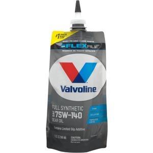 Valvoline FlexFill Advanced Full Synthetic 75W-140 Gear Oil 1 QT Pouch