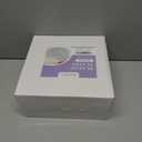 80pcs Clear Blue Disposable Shell Plastic Plates With Gold Rim, 10 inch 40 Dinner Plates and 7 inch 40 Dessert Plates for Party, Wedding, Birthday