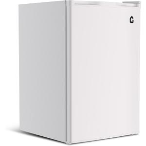 IDEALHOUSE 4.5 Cu.Ft Mini Fridge with Freezer - Compact Refrigerator, Low Noise <38DB, Reversible Door, Adjustable Thermostat, Energy-Efficient for Bedroom, Office, Dorm