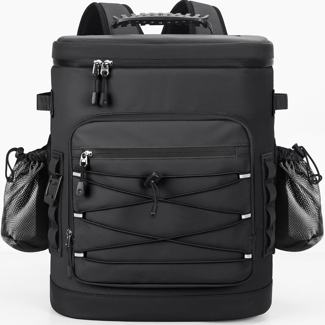 Large 52cans Cooler Backpack, Insulated, Waterproof, Leak Proof, 30L Large Capacity