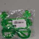 BinaryABC St.Patrick's Day Shamrock LED Light Up Glasses Eyeglasses Frames, St.Patrick's Day Party Favors, 2Pcs